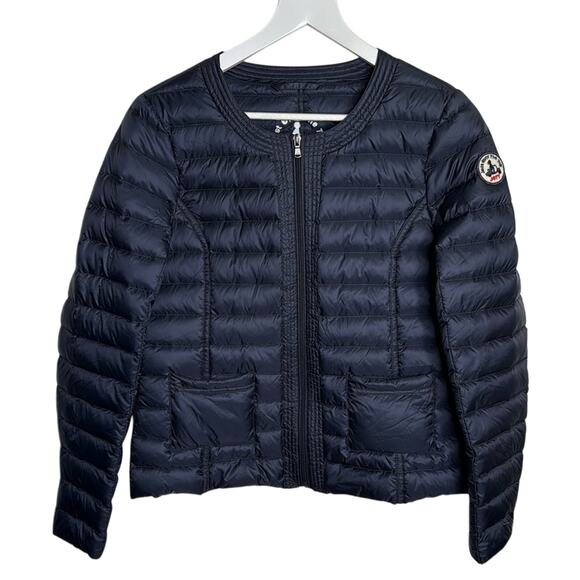 JOTT Women’s Douda Navy Blue Quilted Down Packable Jacket W1510 Sz S - Picture 1 of 8